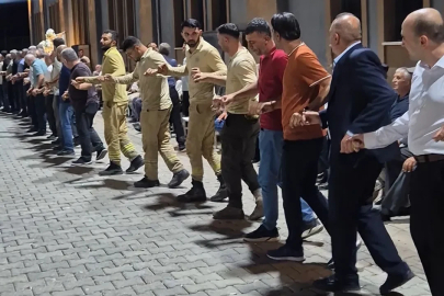 Orman ekipleri, yangını söndürdükten sonra düğünde halay çekti