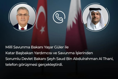 Bakan Güler, Katar Başbakan Yardımcısı Al Thani ile görüştü