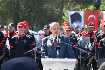 Ankara'da eğitimlerini tamamlayan 67 yunus polisi mezun oldu