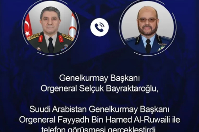 Genelkurmay Başkanı Orgeneral Bayraktaroğlu, Suudi mevkidaşı ile görüştü