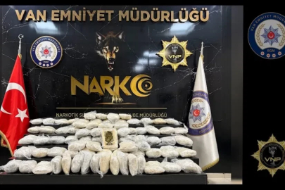 Van’da 48 kilo esrar ele geçirildi, 3 tutuklama
