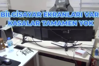 Kuytulcular, şifreli odalardaki bilgisayar kasalarını kaçırmış