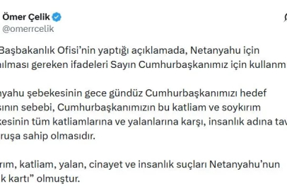 AK Parti'li Çelik: İnsanlık suçları Netanyahu'nun 'kimlik kartı' olmuştur