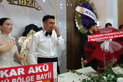 Damada düğünde altın yerine araç lastiği hediye etti