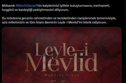 Emine Erdoğan'dan 'Mevlit Kandili' mesajı