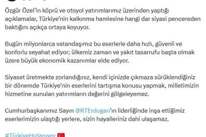 Bakan Uraloğlu: Eserlerimizin ulaştığı yerlere, sizin hayalleriniz dahi ulaşamaz