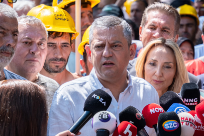 Özgür Özel, eylemdeki madencileri ziyaret etti