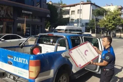 Nilüfer’de kaldırım işgallerine karşı denetim sürüyor