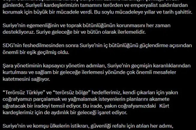 AK Parti Sözcüsü Çelik: Suriye geleceğe bir ve bütün olarak ilerlemeli