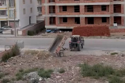 Arsaya döktüğü atıklar kendisine temizlettirilip para cezası uygulandı