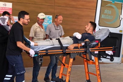 Motorlu testere ile odun keserken 3 parmağı koptu