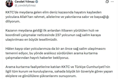 Cumhurbaşkanı Yardımcısı Yılmaz: Temel önceliğimiz, yolcuların ve mürettebatın kurtarılması (2)