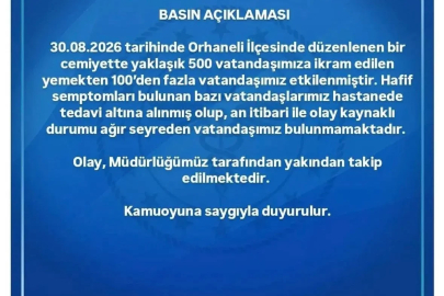 Bursa'da düğün yemeği ardından 100’den fazla kişi hastaneye kaldırıldı (2)  
