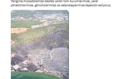 Kaş'taki orman yangını kontrol altında (2)