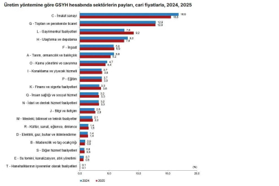 TÜİK: Bağımsız yıllık gayrisafi yurt içi hasıla yüzde 3,7 arttı 