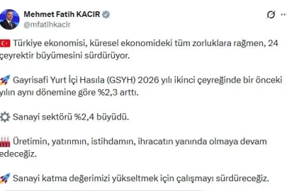 Bakan Kacır: Sanayi katma değerimizi yükseltmek için çalışmayı sürdüreceğiz 