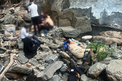 Uçurumdan düşen kadın, hayatını kaybetti 