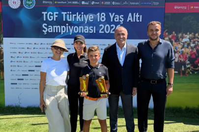 Türkiye 18 Yaş Altı Golf Şampiyonası’nda Kaan Albayrak iki birincilik elde etti