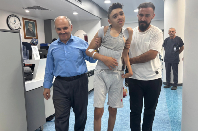 Skolyoz hastası Bünyamin, ameliyatla sağlığına kavuştu