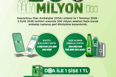 Bakan Kurum: DOA ile 200 milyondan fazla ambalaj topladık