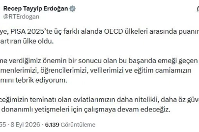 Cumhurbaşkanı Erdoğan'dan 'PISA 2025' açıklaması