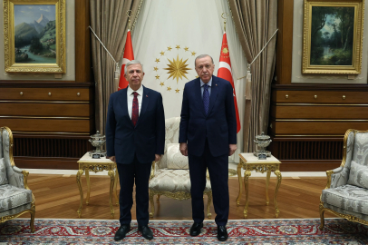 Cumhurbaşkanı Erdoğan, ABB Başkanı Yavaş'ı kabul etti (2)