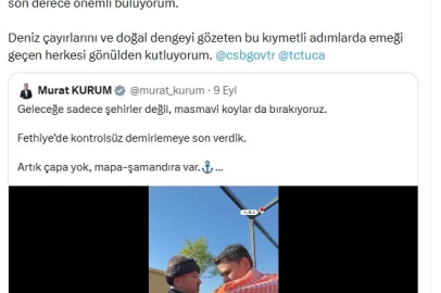 Emine Erdoğan'dan 'Mapa-Şamandıra Sistemi' paylaşımı