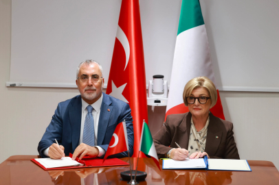 Çalışma ve Sosyal Güvenlik Bakanlığı ile İtalya Çalışma ve Sosyal Politikalar Bakanlığı arasında işbirliği mutabakatı 