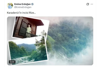 Emine Erdoğan'dan Rize'deki ziyaretlerine ilişkin paylaşım