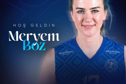 Aydın voleybolda Meryem Boz'la anlaştı