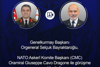 Genelkurmay Başkanı Bayraktaroğlu, NATO Askeri Komite Başkanı ile görüştü