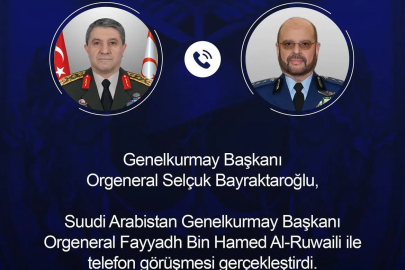 Genelkurmay Başkanı Orgeneral Bayraktaroğlu, Suudi mevkidaşı Al-Ruwaili ile görüştü
