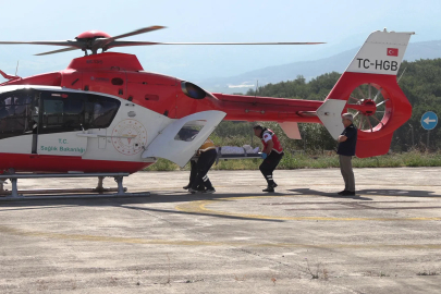 Nişan için geldiği Bolu’da fenalaştı, ambulans helikopterle Antalya’ya sevk edildi
