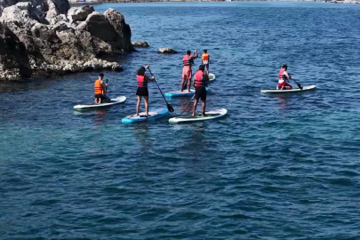 SUP boardda keyif kadar risk de büyük