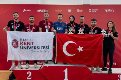 İstanbul Kent Üniversitesi'ne Avrupa Şampiyonası’nda 12 madalya