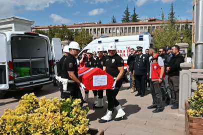 Kazada şehit olan polis memurunun cenazesi Giresun'a gönderildi