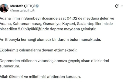 Adana'da 5 büyüklüğünde deprem (3)