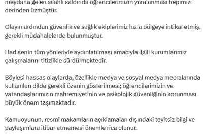 İletişim Başkanı Duran'dan Manisa'daki olaya ilişkin açıklama