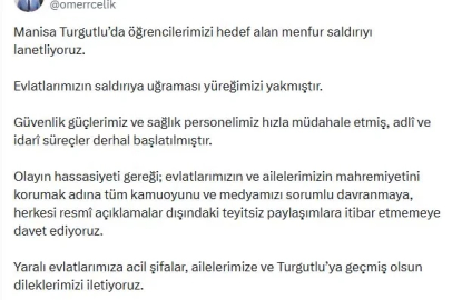 AK Parti'li Çelik: Menfur saldırıyı lanetliyoruz
