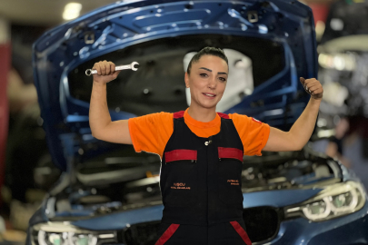 Fatma, muhasebeci olarak girdiği sanayide motor ustası oldu