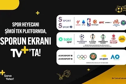 TV+  dünyanın önde gelen spor karşılaşmalarını ekrana getiriyor