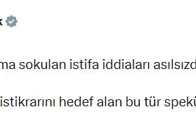 Bakanı Şimşek: İstifa iddiaları asılsızdır