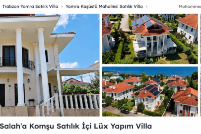 'Salah'a komşu' villa ilanı; Trabzonspor'dan izinsiz kullanıma uyarı