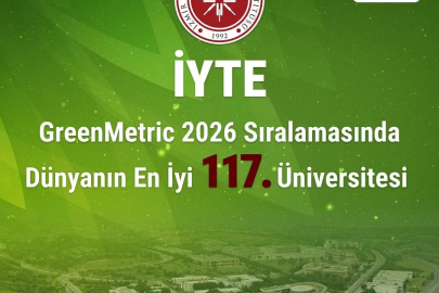  İYTE, GreenMetric Dünya Üniversiteleri Sıralaması'nda 117’nci oldu