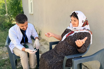 Sınır köylerinde mobil sağlık hizmeti