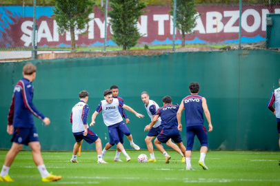 Trabzonspor’da, Samsunspor maçı hazırlıkları sürüyor