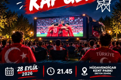 Bursa’da milli maç heyecanı dev ekranda yaşanacak 
