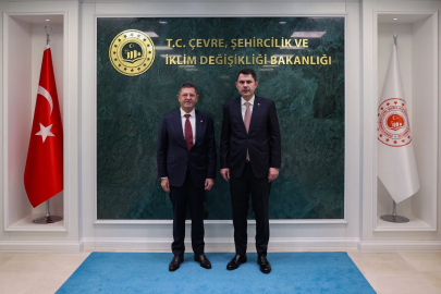 Bakan Kurum, Çekmeköy Belediye Başkanı Çerkez'i kabul etti