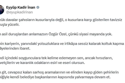 AK Parti'li İnan: Sen asil duruşlardan anlamazsın Özgür Özel