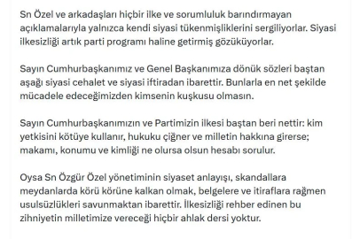 AK Parti'li Çelik: Bu zihniyetin milletimize vereceği hiçbir ahlak dersi yok